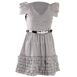 優(yōu)雅波點(diǎn)，時尚魅力 Vataso唯尚氣質(zhì)連衣裙8751103L穿搭指南